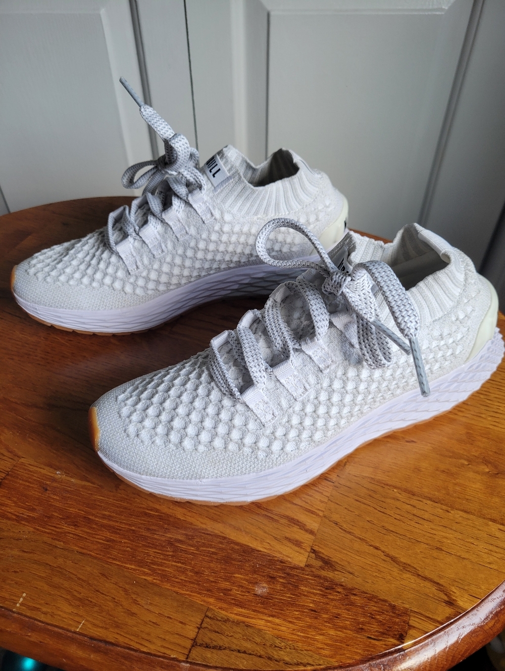 NOBULL Allday White Knit Sneakers - Picture 4 of 6